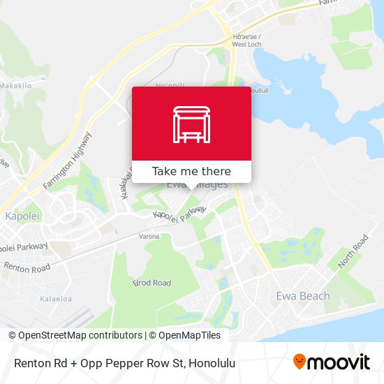 Renton Rd + Opp Pepper Row St map