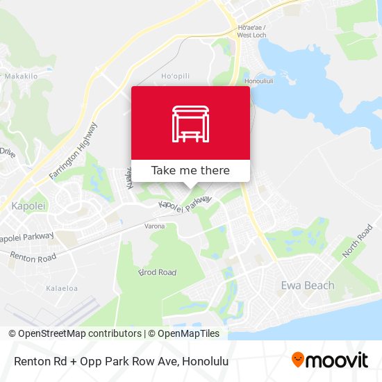 Renton Rd + Opp Park Row Ave map