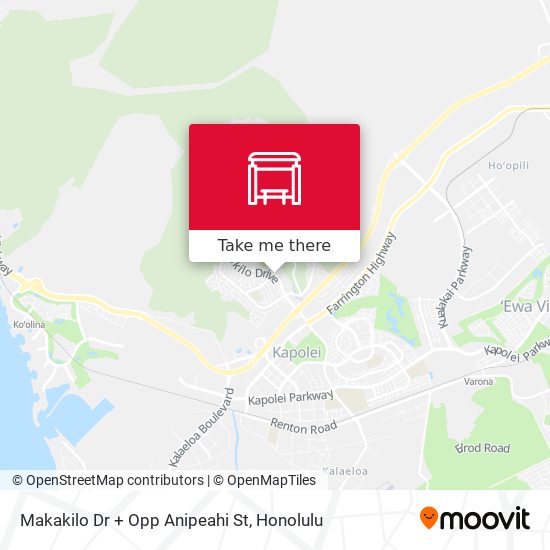 Makakilo Dr + Opp Anipeahi St map