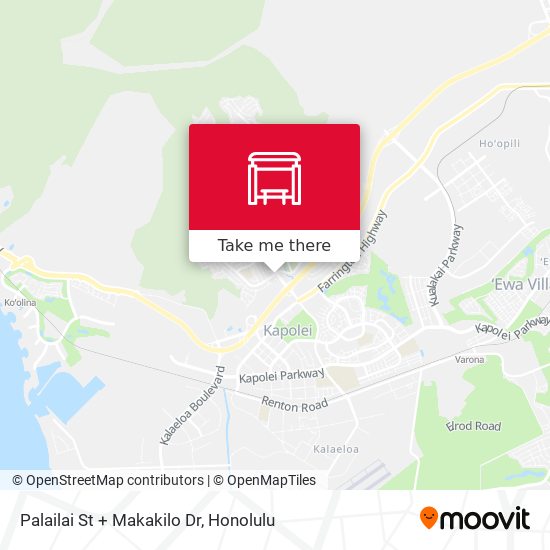 Mapa de Palailai St + Makakilo Dr