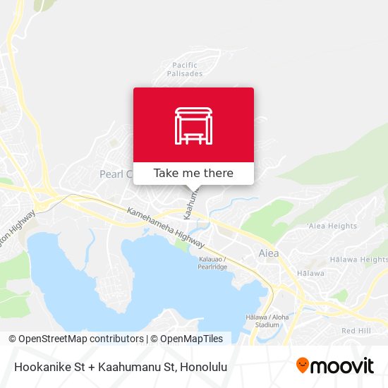 Mapa de Hookanike St + Kaahumanu St