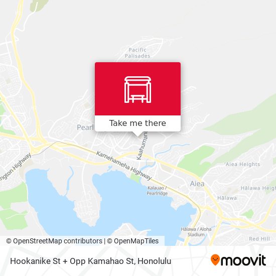 Mapa de Hookanike St + Opp Kamahao St