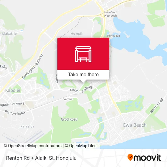 Renton Rd + Alaiki St map