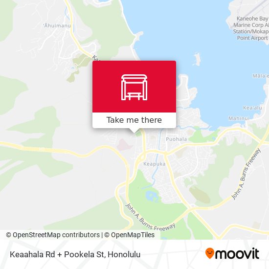 Keaahala Rd + Pookela St map