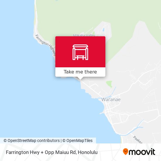 Farrington Hwy + Opp Maiuu Rd map