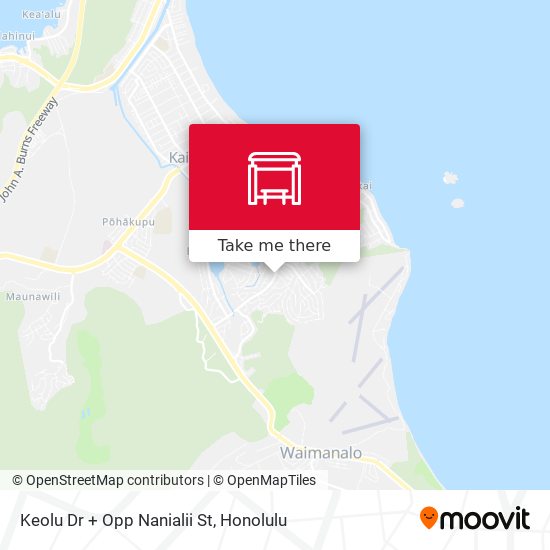 Mapa de Keolu Dr + Opp Nanialii St
