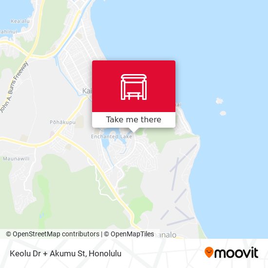 Mapa de Keolu Dr + Akumu St