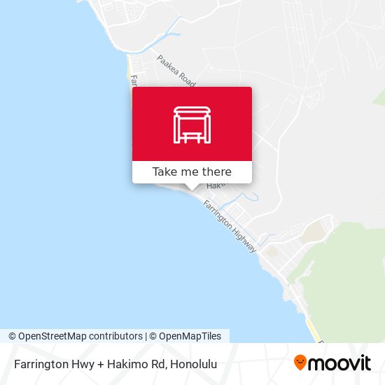 Farrington Hwy + Hakimo Rd map