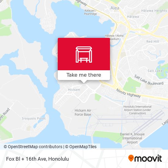 Mapa de Fox Bl + 16th Ave
