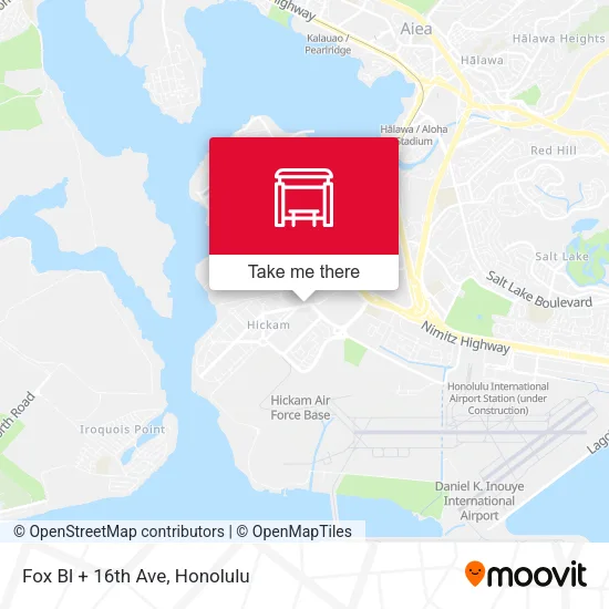 Mapa de Fox Bl + 16th Ave