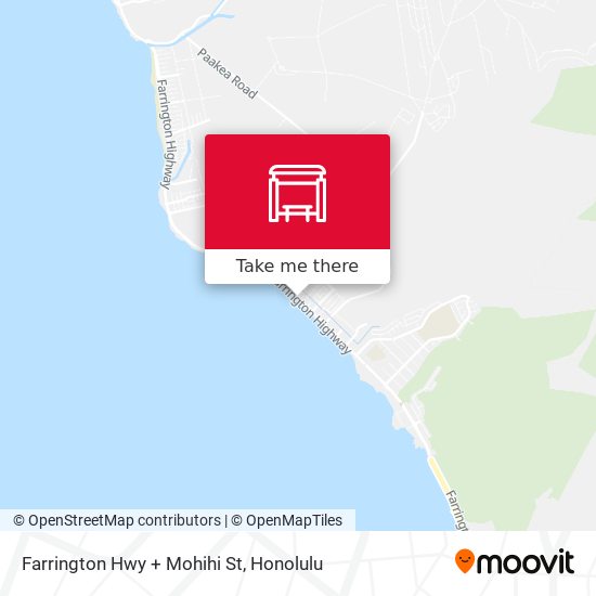 Farrington Hwy + Mohihi St map