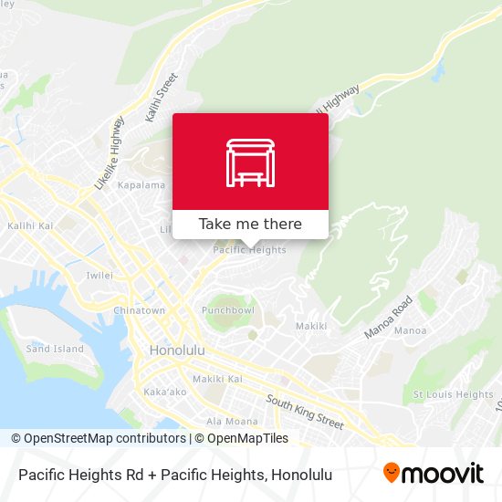 Pacific Heights Rd + Pacific Heights map