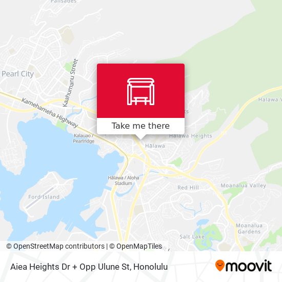 Mapa de Aiea Heights Dr + Opp Ulune St