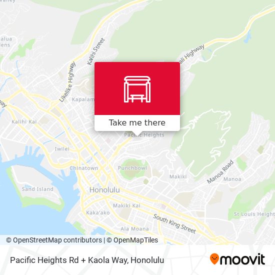 Mapa de Pacific Heights Rd + Kaola Way