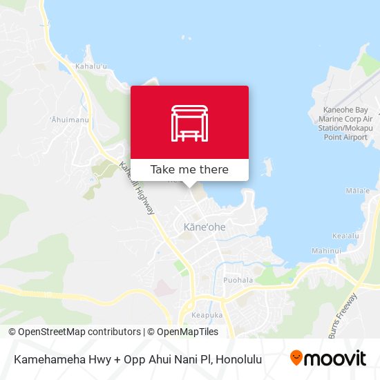 Kamehameha Hwy + Opp Ahui Nani Pl map