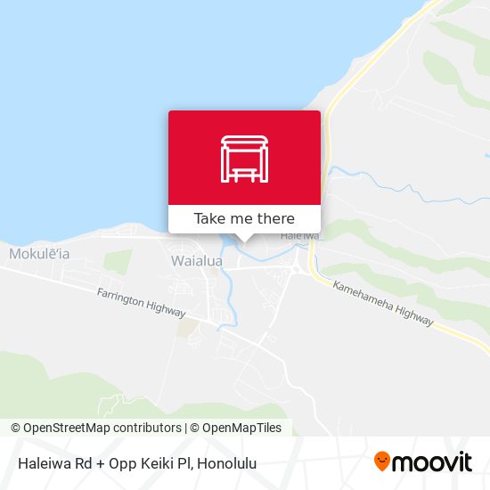 Haleiwa Rd + Opp Keiki Pl map
