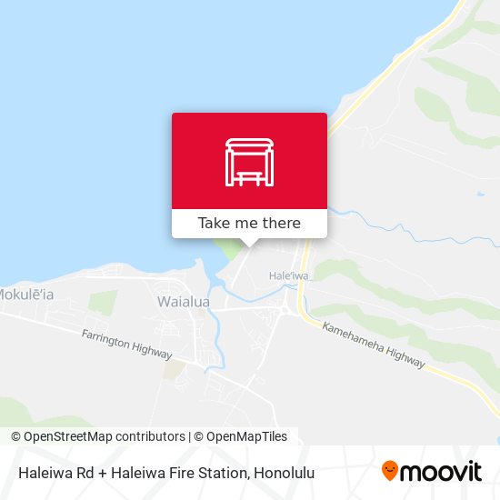 Mapa de Haleiwa Rd + Haleiwa Fire Station