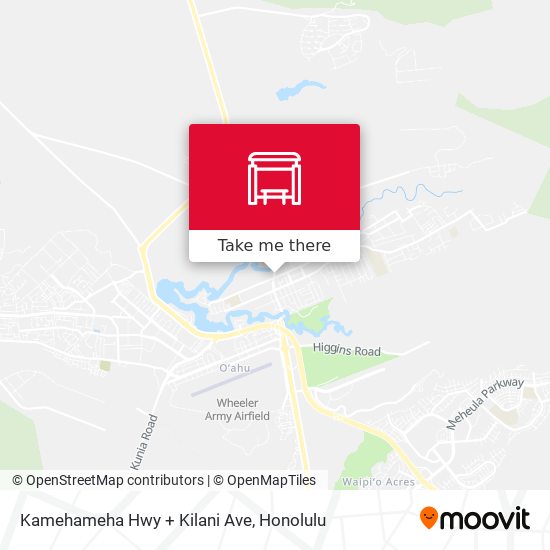 Mapa de Kamehameha Hwy + Kilani Ave