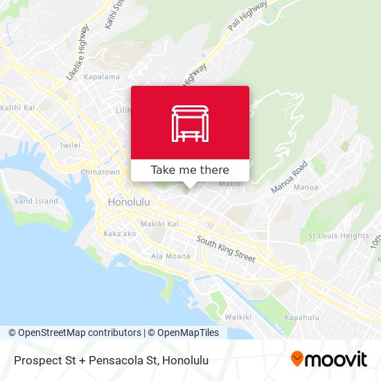 Mapa de Prospect St + Pensacola St