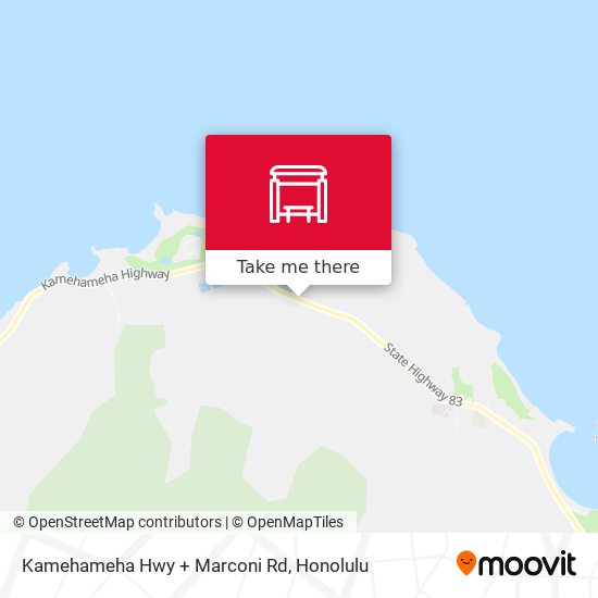 Kamehameha Hwy + Marconi Rd map