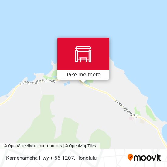 Kamehameha Hwy + 56-1207 map