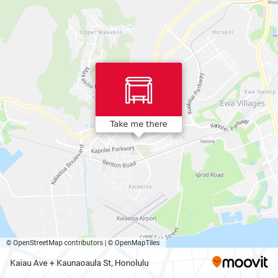 Kaiau Ave + Kaunaoaula St map