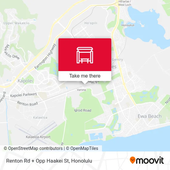 Renton Rd + Opp Haakei St map