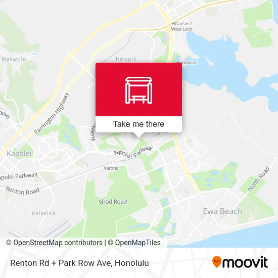Mapa de Renton Rd + Park Row Ave