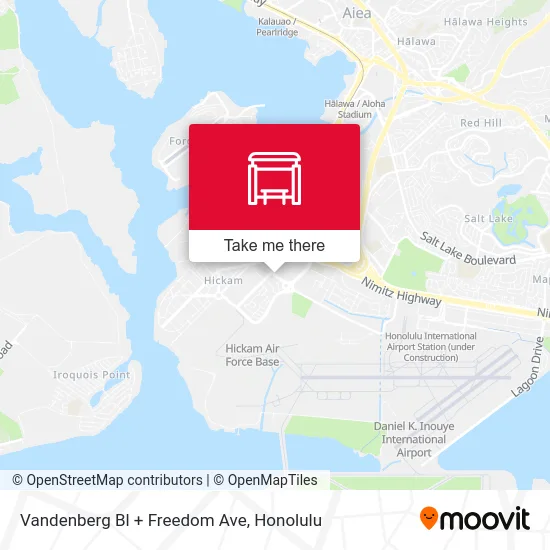 Vandenberg Bl + Freedom Ave map