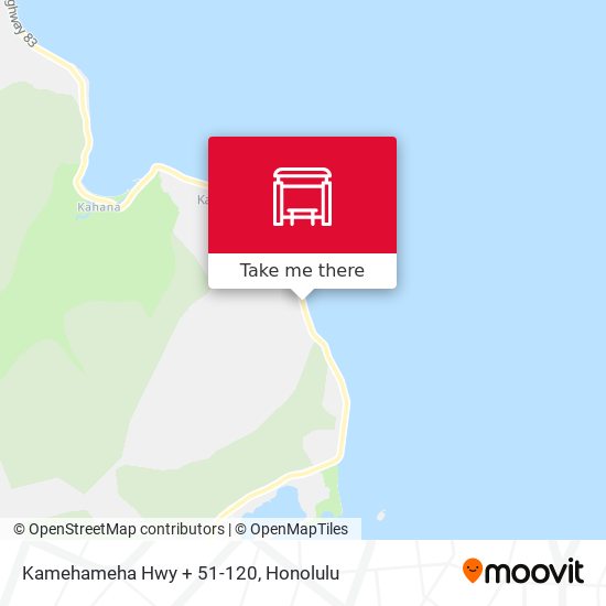 Mapa de Kamehameha Hwy + 51-120