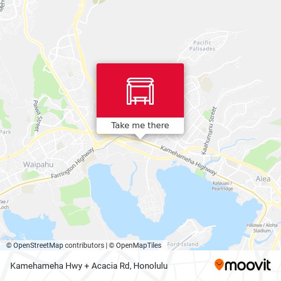 Kamehameha Hwy + Acacia Rd map