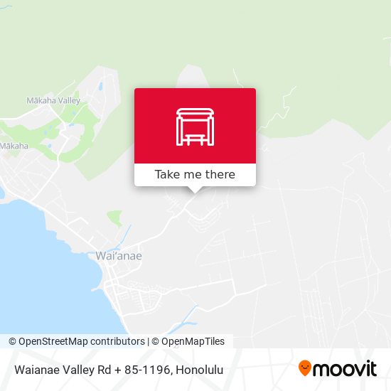 Mapa de Waianae Valley Rd + 85-1196