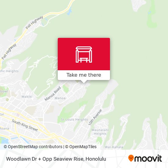 Mapa de Woodlawn Dr + Opp Seaview Rise