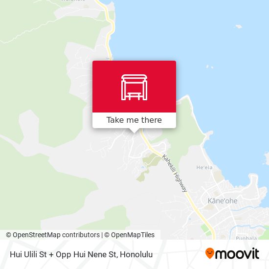 Mapa de Hui Ulili St + Opp Hui Nene St