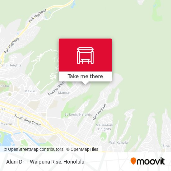 Mapa de Alani Dr + Waipuna Rise