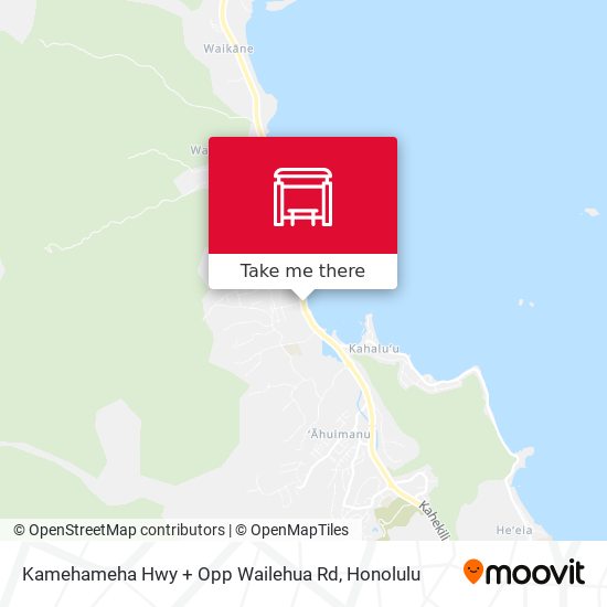 Kamehameha Hwy + Opp Wailehua Rd map