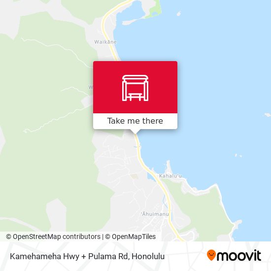 Mapa de Kamehameha Hwy + Pulama Rd