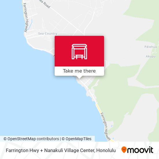 Mapa de Farrington Hwy + Nanakuli Village Center