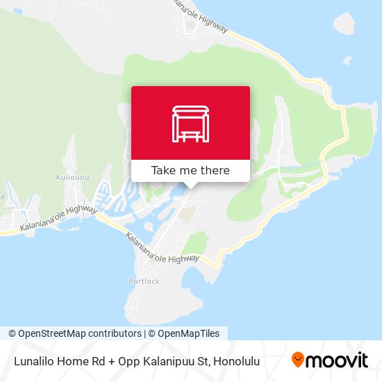 Mapa de Lunalilo Home Rd + Opp Kalanipuu St