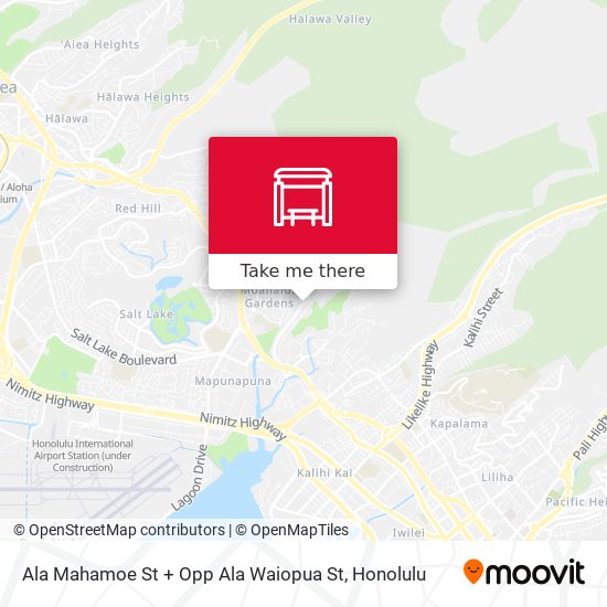 Ala Mahamoe St + Opp Ala Waiopua St map