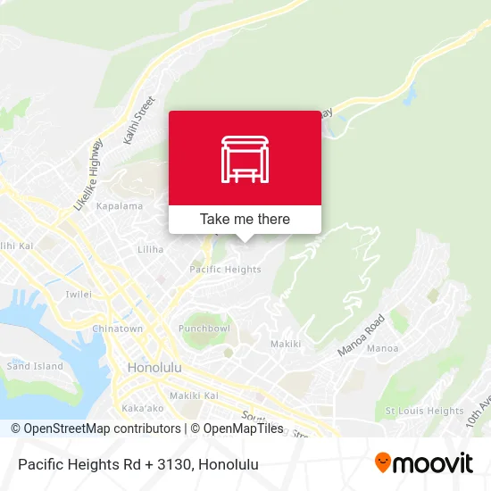 Pacific Heights Rd + 3130 map