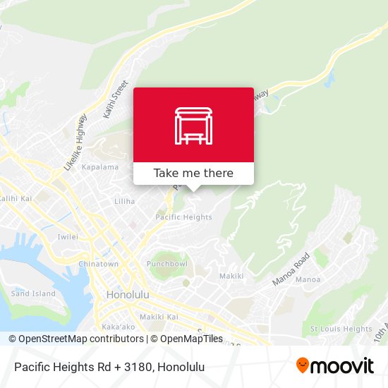 Pacific Heights Rd + 3180 map
