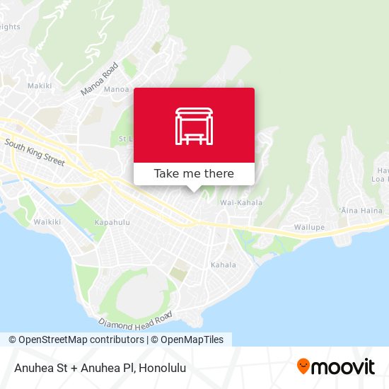 Mapa de Anuhea St + Anuhea Pl