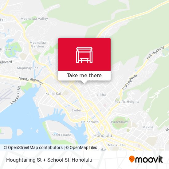 Houghtailing St + School St map