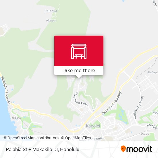 Palahia St + Makakilo Dr map