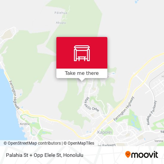 Mapa de Palahia St + Opp Elele St