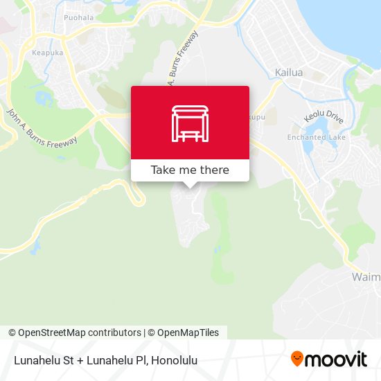 Mapa de Lunahelu St + Lunahelu Pl