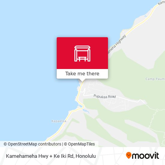 Kamehameha Hwy + Ke Iki Rd map