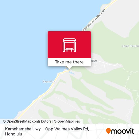 Kamehameha Hwy + Opp Waimea Valley Rd map