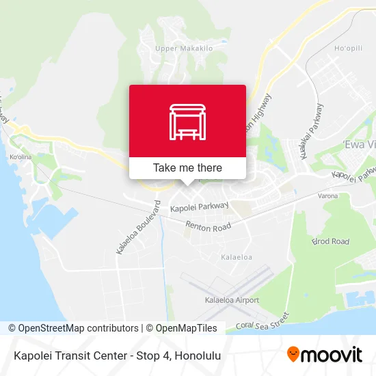 Kapolei Transit Center - Stop 4 map